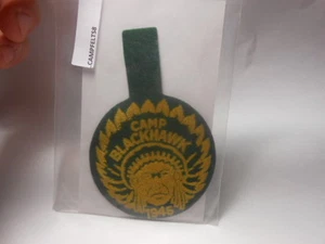 PARCHE DE CAMPO DE FIELTRO BOY SCOUTS BLACKHAWK 1946 AURORA CONSEJO IL COMO NUEVO CAFT8 - Imagen 1 de 1