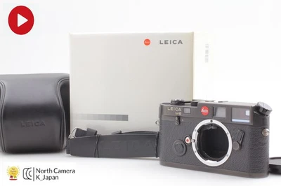 Cuerpo de cámara fotográfica negra Leica M6 0,72 sin TTL negro CLA'D [N COMO NUEVO con estuche] de JAPÓN Foto 1 de 4
