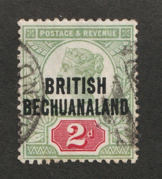 1891 British Bechuanaland Sc# 34 - Two Pence, Queen Victoria. Used Cv$5.00 - Image 1 of 1