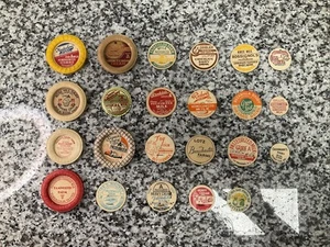 ENORME Lote de 23 Tapa de Leche Wisconsin Nueva York Montana Vermont + Antigüedades DE COLECCIÓN 3 - Imagen 1 de 6