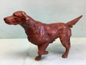 Antiker Gusseisen Hubley English Setter, Zeiger Hund braun 15 3/4”L 8 3/4”H - Bild 1 von 8