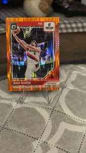 2024-25 Donruss Optic Deni Avdija #27 Orange Shock Prizm /225 - Picture 1 of 2