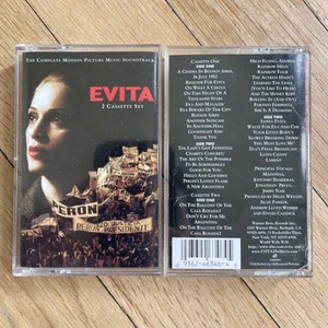 Cassette Tape EVITA The Complete Motion Picture Movie Soundtrack 2 Tape Set - Picture 1 of 2