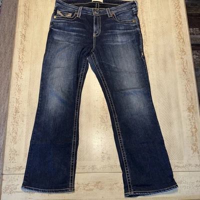 Pantalones de mezclilla oscuros Big Star Maddie Boot para mujer 31 *** Foto 1 de 4