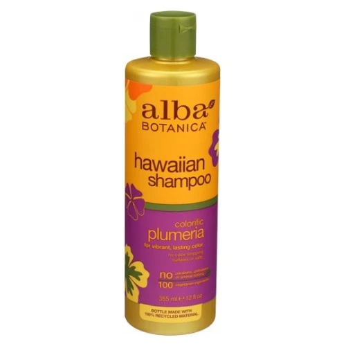 Champú Hawaiano Colorific Plumeria 12 OZ de Alba Botanica Foto 1 de 1