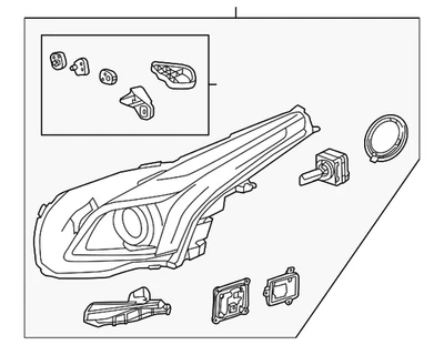 Genuine GM Driver Side Headlamp 84319717 - Image 1 of 4