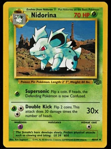 Pokemon TCG - Jungle Set - Nidorina - 40/64 - Uncommon - Regular LP/NM - Picture 1 of 2