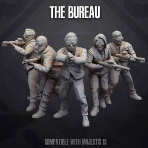 The Bureau - Set of 5 | 35mm | SW Legions | DnD Miniatures | Tabletop Gaming | - Picture 1 of 1