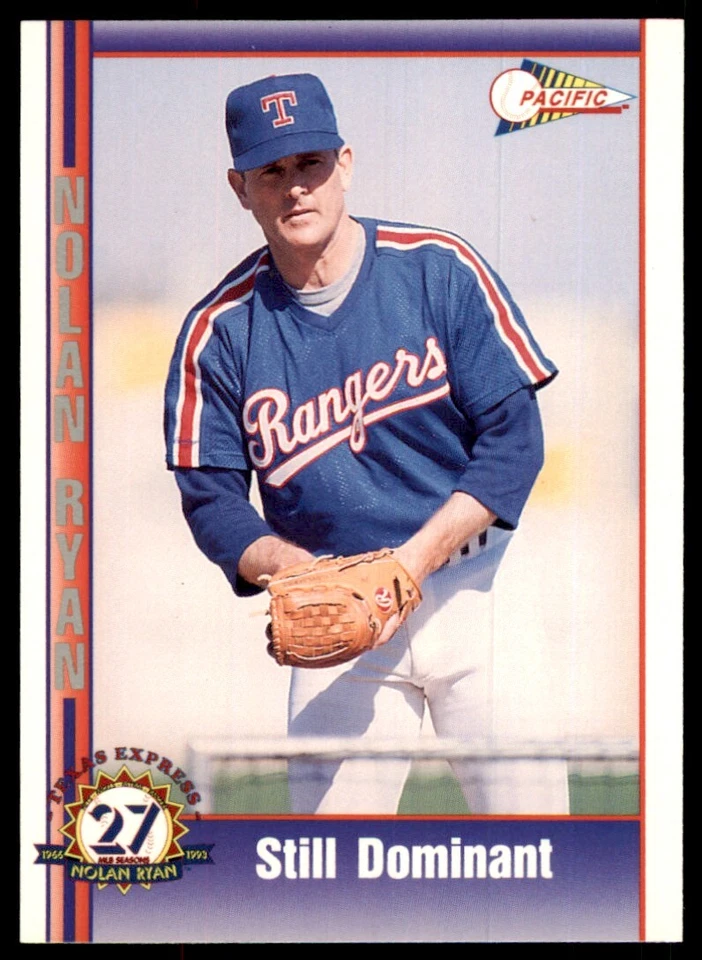 1993 Pacific Texas Express Still Dominant A Baseball Cards #209 - Image 1 of 2