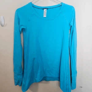 Ivivva Fly Tech Long Sleeve Shirt #31975 Girls's Blue Size 14 - Picture 1 of 4