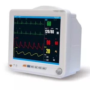 12" Multiparameter Patient Monitor w/ ECG, SpO2, BP, Temp - Fast DHL Shipping - Picture 1 of 7