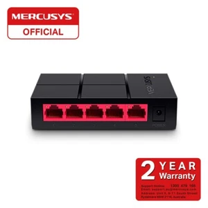 Mercusys MS105G 5-Port Gigabyte Desktop Ethernet Network Switch Compact Hub - Picture 1 of 6
