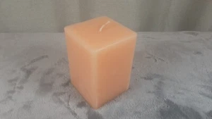 PartyLite Indulgences Exhilaration/Orange 3x4 Square Pillar Candle K0447 ~Rare~ - Picture 1 of 4