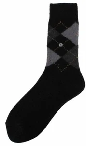 Burlington Womens Whitby Socks - Black/Grey - Picture 1 of 4