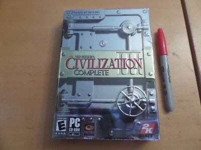 Sid Meier's Civilization III: Complete + Box & Manual  Windows 98/Me/2000/XP PC - Image 1 of 4