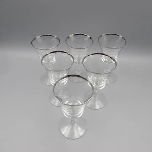 Fostoria Crystal SHEFFIELD Wine Glasses - Set of Six - Picture 1 of 5