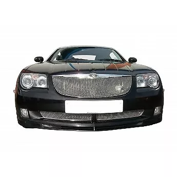 JUEGO DE REJILLA DELANTERA ZUNSPORT PLATEADA PARA CHRYSLER CROSSFIRE 2004-08 ZCR45304 - Imagen 1 de 1