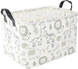Rectangular Large Easter BasketCollapsible Cute Pattern Storage BinWaterproof... - Picture 1 of 6