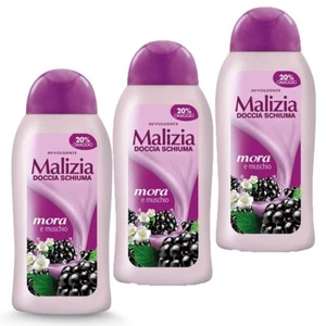 MALIZIA Mora & Muschio Brombeere & Moschus Duschgel 3x 300 ml - Bild 1 von 5
