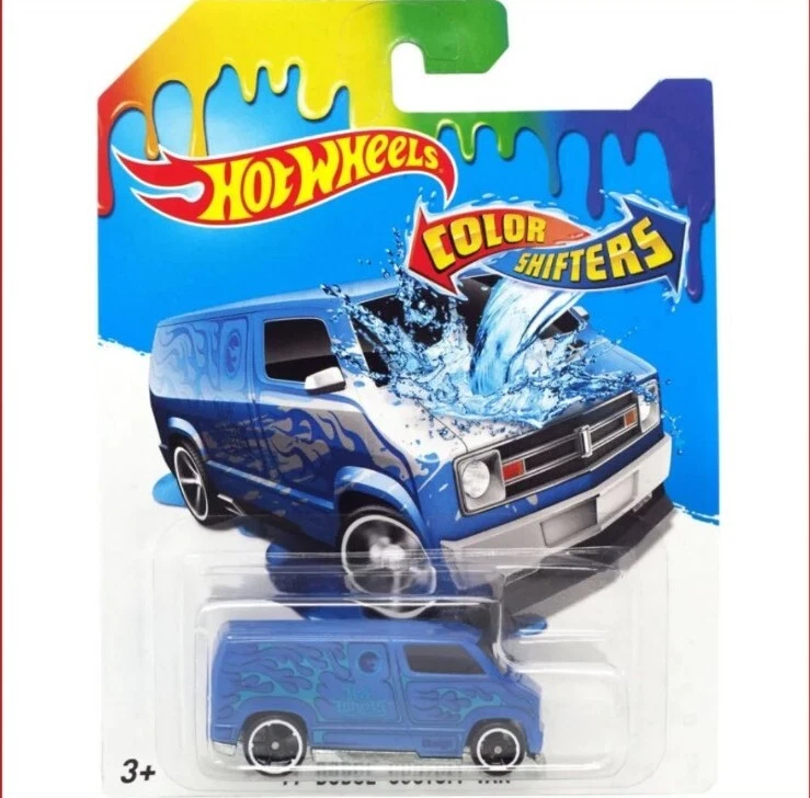 Hot Wheels COLOR SHIFTERS - 2021 '77 DODGE CUSTOM VAN Coche que cambia de color 🌟NUEVO🌟 Foto 1 de 1