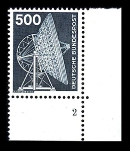 BUND Industrie und Technik, 500 Pf. **, Mi. 859 - Eckrand u.r. Formnummer 2 - Picture 1 of 1