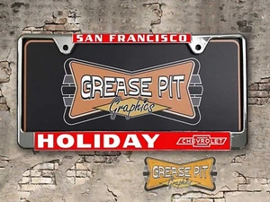 Holiday Chevrolet License Plate Frame San Francisco - Picture 1 of 3