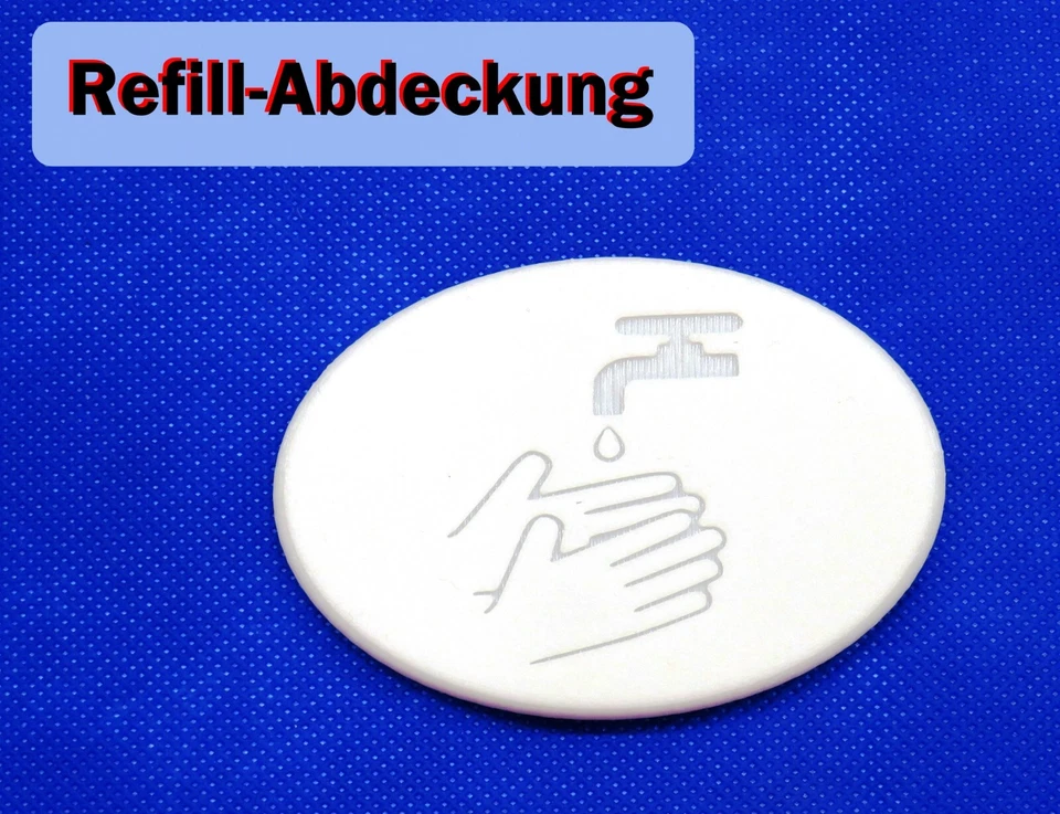 Nachfüll Deckel Seifenspender z.B. Sagrotan / Dettol No-Touch Abdeckung - Bild 1 von 1