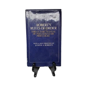Robert's Rules of Order: The Classic Manual of Parliamentary Procedure 1978 HC - Picture 1 of 5