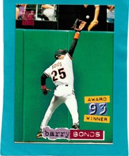 BARRY BONDS # 238 - 1994 Topps Stadium Club Baseball NR-MT