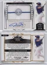 2022 Leaf Trinity Silver Spectrum Foil /10 James Triantos #PA-JT1 Patch Auto