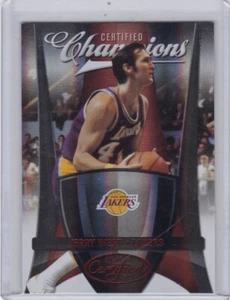 Tarjeta de baloncesto 2009 certificada Panini #8 Jerry West LA Lakers 150/250 - casi nueva-como nueva - Imagen 1 de 2