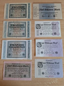 Seltene Banknoten Deutsches Reich - Bild 1 von 2