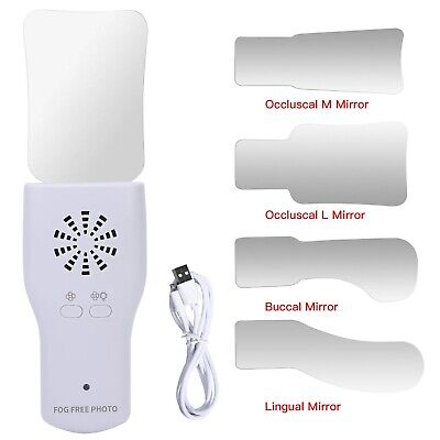 Dental Occlusal Mirror Fog Free LED Intra Oral Photo System Double-side 4 Mirror • 36.04$
