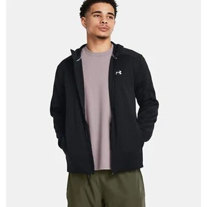 NWT Under Armour Men's UA Essential Swacket in Black size Medium - Picture 1 of 10