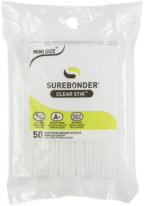 Surebonder All-Purpose Stik Mini Glue Sticks 50/Pkg-.28"X4" - Picture 1 of 1