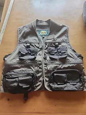 Cabela's Outdoor Gear Fly Fishing Hunting Utility Pocket Vest Mens Size Medium - Image 1 of 4