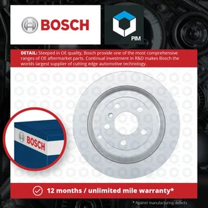 2x Brake Discs Pair Solid fits MERCEDES ML350 W164 3.0D Rear 09 to 11 330.2mm - Picture 1 of 6