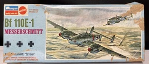 Mattel Monogram Bf 110E-1 Messerscmitt Model Kit Partially Assembled FREE SHIP - Picture 1 of 6