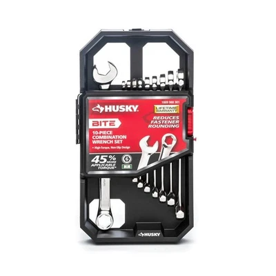 Juego de llaves combinadas métricas Husky BITE (10 piezas) Foto 1 de 4