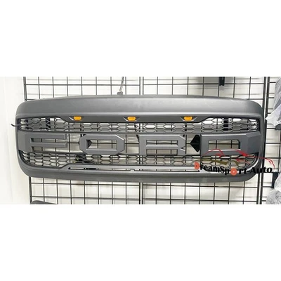 Front Grille For 1999 - 2004 Ford F250  F350 Super Duty Raptor Style Grill Black - Image 1 of 3