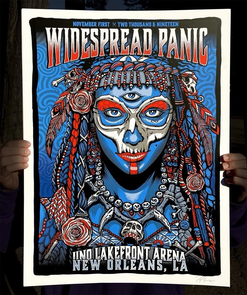 Póster Widespread Panic Zoltron 1/11/2019 firmado y #’d (excelente estado) Foto 1 de 1