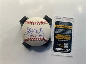 STEVEN MATZ Autographed Signed Official Ball Lets Go Mets Cardinals Baseball COA - Picture 1 of 2