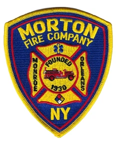 *RAR* Morton (Monroe / Orleans County) NY New York Fire Company Patch - NEU! - Bild 1 von 1