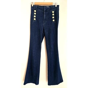 Derek Lam 10 Crosby Robertson Cropped Flare Denim Jeans, Damen Gr. 27 - Bild 1 von 7