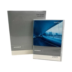 Autodesk AutoCAD 2005 mit versiegeltem Benutzerhandbuch + Seriennummer - Bild 1 von 20