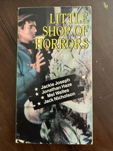 Little Shop Of Horrors VHS Tape 1961 Video Treasures Black & White - Picture 1 of 3