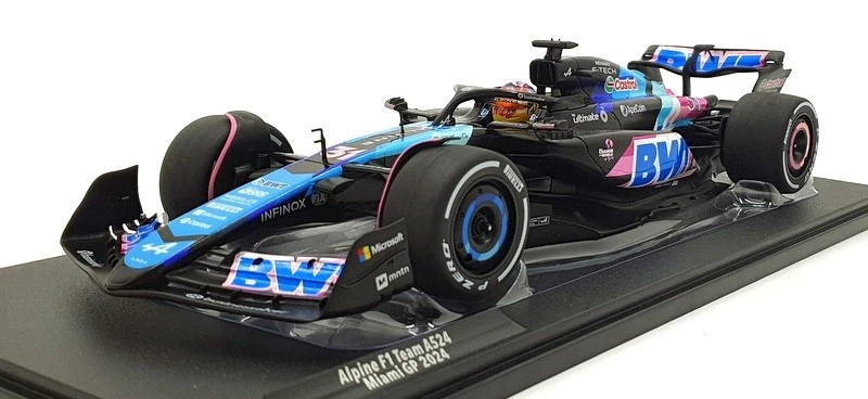Diecast Solido escala 1/18 S1814001 - Alpine F1 Team A524 Miami GP 24 Foto 1 de 4