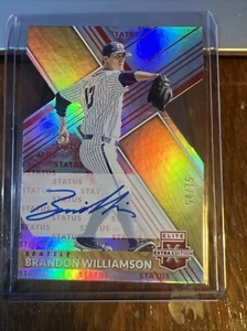 Brandon Williamson 2019 Panini Elite Edición Extra Estado Rojo Troquelado Automático/75 - Imagen 1 de 4