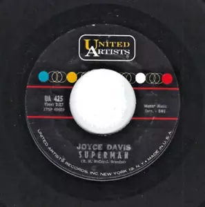 GIRL/DEEP SOUL 45 Joyce Davis United Artists 425 - Picture 1 of 2