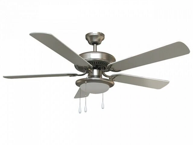 Vinco 70915 Ventilatore a Soffitto con 5 Pale - Inox
